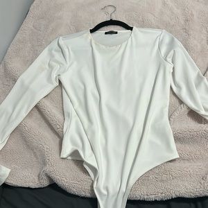 dynamite white bodysuit
